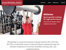 Tablet Screenshot of physiqology.com